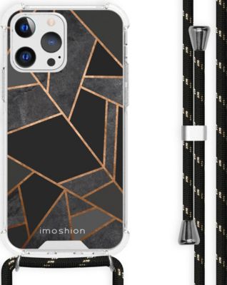 Coque avec cordon IMOSHION pour Apple iPhone 13 Pro - Black Graphic Coque avec cordon IMOSHION pour Apple iPhone 13 Pro - Black Graphic