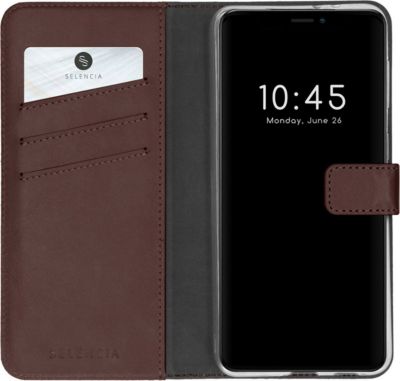 Coque étui SELENCIA pour Apple iPhone 13 Mini - Marron