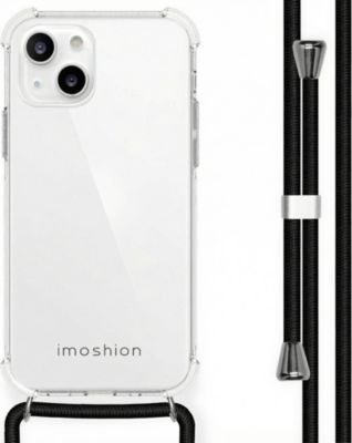 Coque avec cordon IMOSHION pour Apple iPhone 13 Mini - Noir