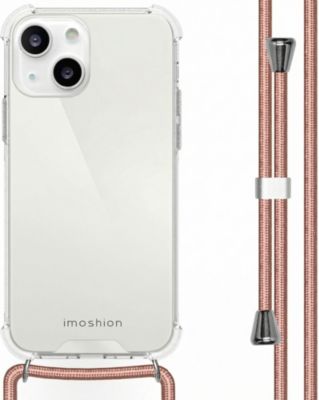 Coque avec cordon IMOSHION pour Apple iPhone 13 - Rose Doré