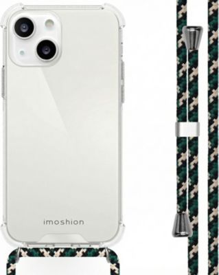 Coque avec cordon IMOSHION pour Apple iPhone 13 - Green Multi Color