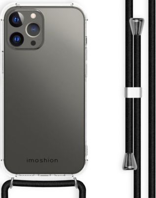 Coque avec cordon IMOSHION pour Apple iPhone 13 Pro Max - Noir Coque avec cordon IMOSHION pour Apple iPhone 13 Pro Max - Noir