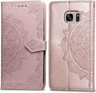Coque étui IMOSHION pour Samsung Galaxy S7 - Rose Doré