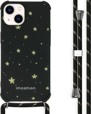 Coque avec cordon IMOSHION pour Apple iPhone 14 - Stars Gold