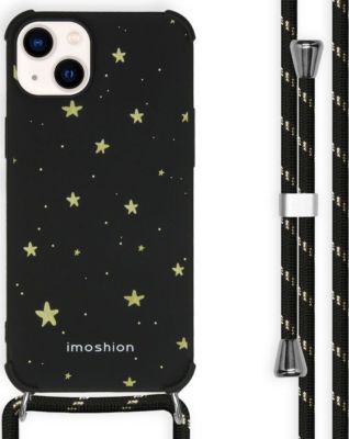 Coque avec cordon IMOSHION pour Apple iPhone 14 Plus - Stars Gold
