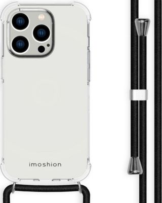 Coque avec cordon IMOSHION pour Apple iPhone 14 Pro - Noir