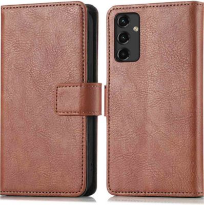 Coque étui IMOSHION pour Samsung Galaxy A14 (5G/4G) - Marron