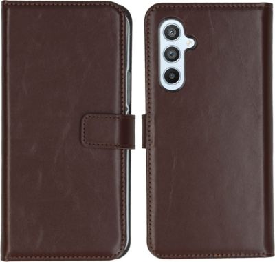 Coque étui SELENCIA pour Samsung Galaxy A54 (5G) - Marron