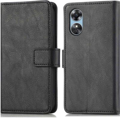 Coque étui IMOSHION pour Oppo A17 - Noir