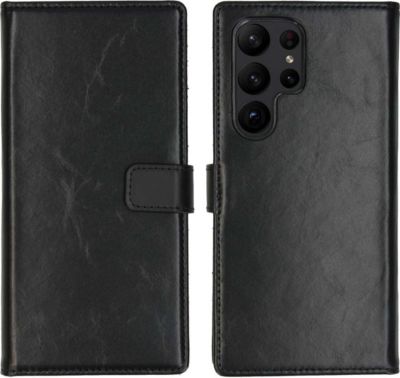 Coque étui SELENCIA pour Samsung Galaxy S23 Ultra - Noir