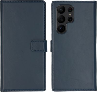 Coque étui SELENCIA pour Samsung Galaxy S23 Ultra - Bleu