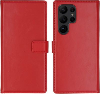 Coque étui SELENCIA pour Samsung Galaxy S23 Ultra - Rouge