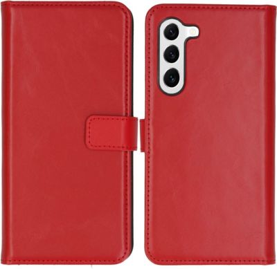 Coque étui SELENCIA pour Samsung Galaxy S23 - Rouge Coque étui SELENCIA pour Samsung Galaxy S23 - Rouge
