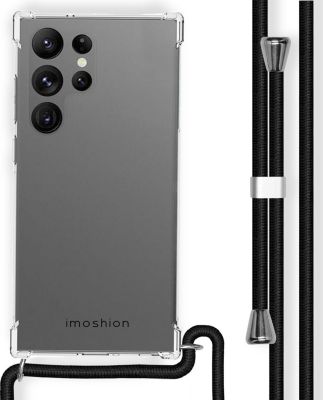 Coque avec cordon IMOSHION pour Samsung Galaxy S23 Ultra - Noir