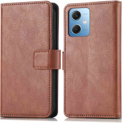 Coque étui IMOSHION pour Xiaomi Redmi Note 12 - Marron