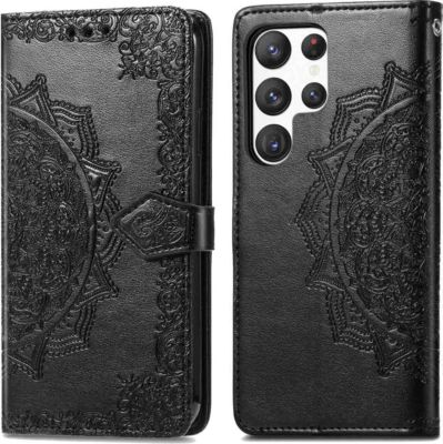 Coque étui IMOSHION pour Samsung Galaxy S23 Ultra - Noir