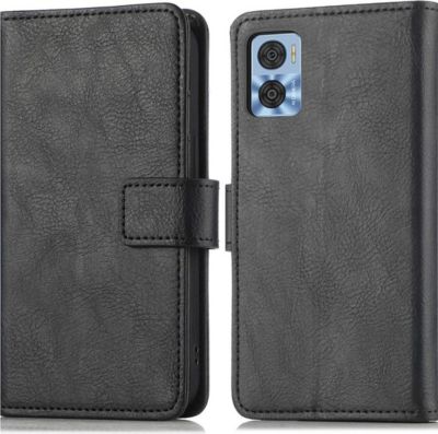 Coque étui IMOSHION pour Motorola Moto E22 - Noir