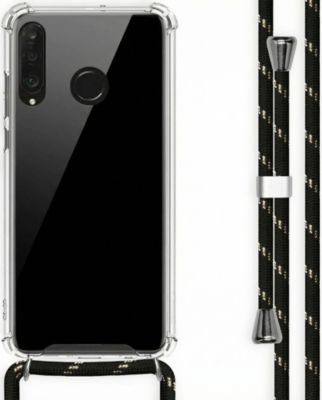 Coque avec cordon IMOSHION pour Huawei P30 Lite - Noir & Doré