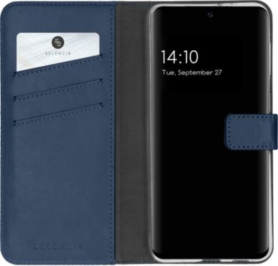 Coque étui SELENCIA pour Samsung Galaxy S21 FE - Bleu