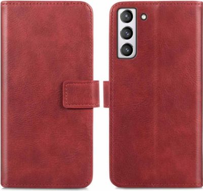 Coque étui IMOSHION pour Samsung Galaxy S21 FE - Rouge
