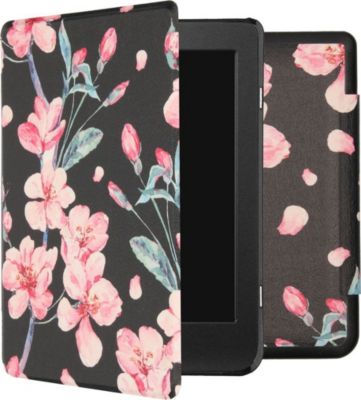 Etui IMOSHION pour Kobo Nia - Blossom Watercolor Black