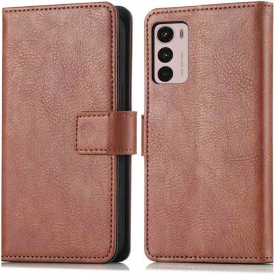 Coque étui IMOSHION pour Motorola Moto G42 - Marron