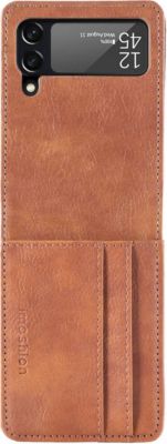 Coque étui IMOSHION pour Samsung Galaxy Z Flip 4 - Marron
