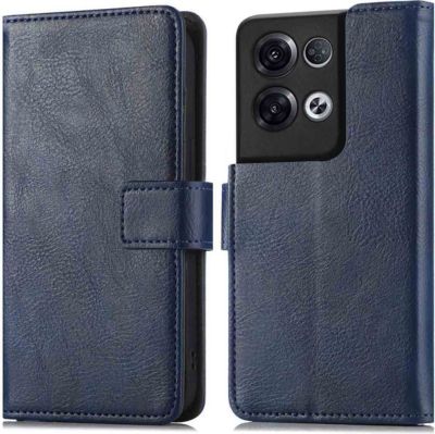 Coque étui IMOSHION pour Oppo Reno 8 Pro 5G - Bleu foncé