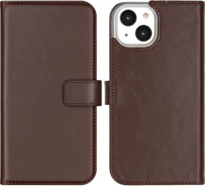 Coque étui SELENCIA pour Apple iPhone 14 - Marron Coque étui SELENCIA pour Apple iPhone 14 - Marron