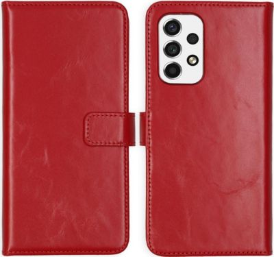 Coque étui SELENCIA pour Samsung Galaxy A53 - Rouge Coque étui SELENCIA pour Samsung Galaxy A53 - Rouge