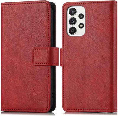 Coque étui IMOSHION pour Samsung Galaxy A53 - Rouge