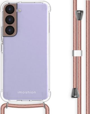 Coque avec cordon IMOSHION pour Samsung Galaxy S22 - Rose Doré