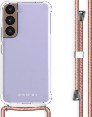 Coque avec cordon IMOSHION pour Samsung Galaxy S22 - Rose Doré Coque avec cordon IMOSHION pour Samsung Galaxy S22 - Rose Doré