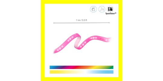 Bandeau LED WIZ Wi-Fi BLE LED strip 1M 880lm ext EU