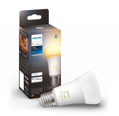 Ampoule LED connectée PHILIPS HUE White Ambiance E27 75W