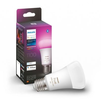 Bandeau LED PHILIPS HUE W&C Play gradient PC 24-27 + Lampe connectée  PHILIPS HUE W&C Play x2 avec alim. Noir