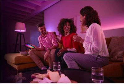 Ampoule LED connectée PHILIPS HUE W&C E27 75W