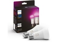 Ampoule connectée PHILIPS HUE W&C E27 75W x2