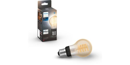 Ampoule LED connectée PHILIPS HUE White Ambiance E27 7W Filament