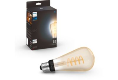 Ampoule LED connectée PHILIPS HUE White Ambiance E27 7W Giant Filament