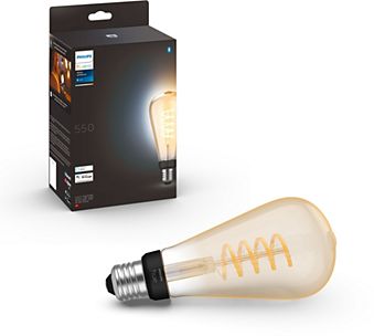 Ampoule connectée hue white ambiance e27 globe g. filament transparente  Philips