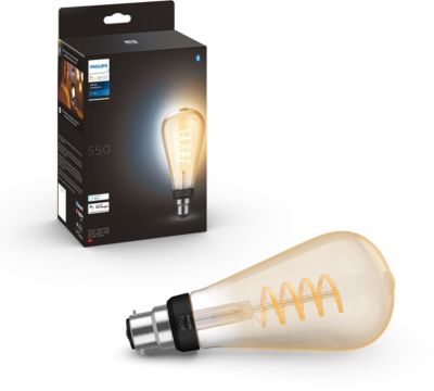 Ampoule LED connectée PHILIPS HUE White Ambiance B22 7W Giant Filament
