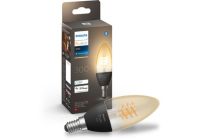 Ampoule connectée PHILIPS HUE White E14 4.5W Filament Flamme
