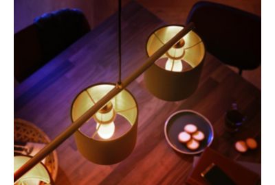 Ampoule LED connectée PHILIPS HUE White E14 x2