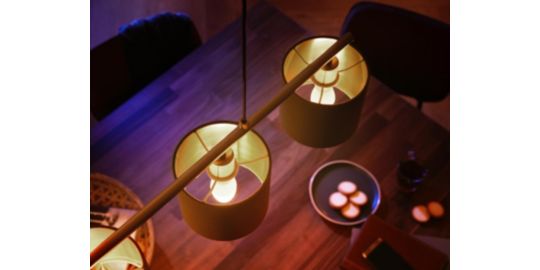 Ampoule LED connectée PHILIPS HUE White E14 x2