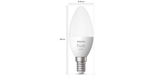 Ampoule LED connectée PHILIPS HUE White E14