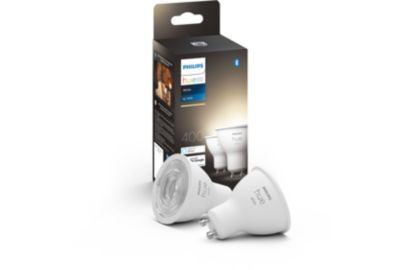 Ampoule LED connectée PHILIPS HUE White GU10 5.5W X2