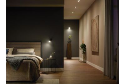 Ampoule LED connectée PHILIPS HUE White GU10 5.5W X2