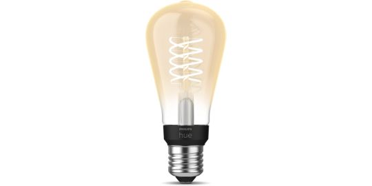 Ampoule LED connectée PHILIPS HUE White E27 9W Filament Edison