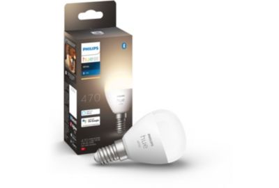Ampoule LED connectée PHILIPS HUE White E14 Sphérique